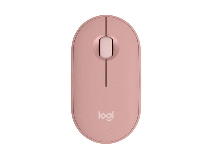 Logitech PEBBLE MOUSE 2 M350S Slim, compact Bluetooth® mouse with a customizable button. - Golchha Computers