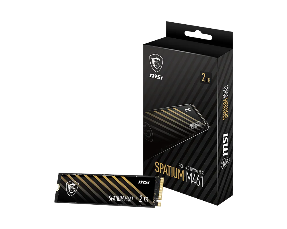 MSI SPATIUM M461 2TB M.2 2280 PCIe Gen4 NVMe SSD