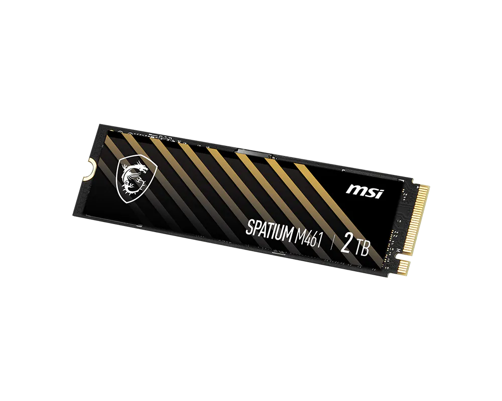 MSI SPATIUM M461 2TB M.2 2280 PCIe Gen4 NVMe SSD