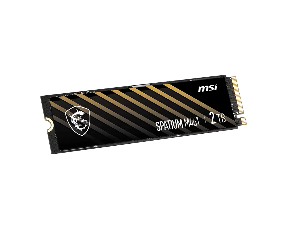 MSI SPATIUM M461 2TB M.2 2280 PCIe Gen4 NVMe SSD