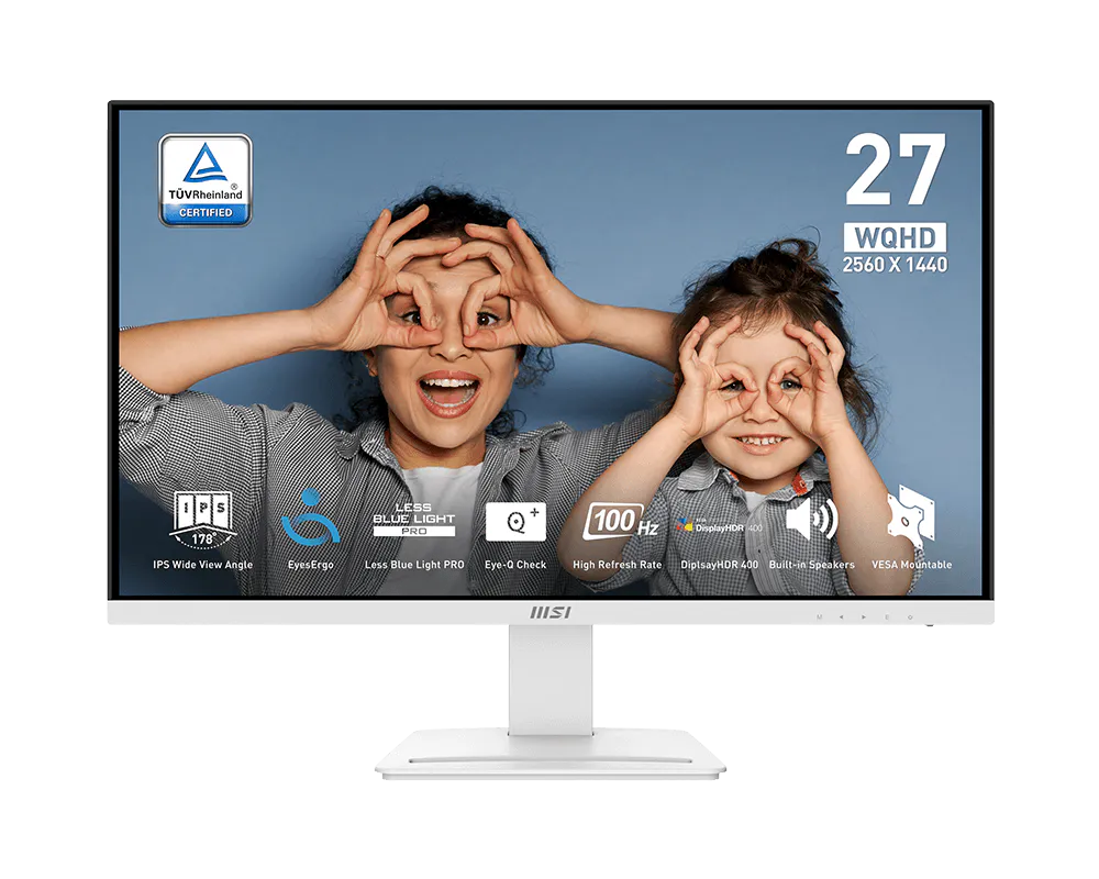 MSI PRO MP273QW E2 27 Inch 2K 100 Hz IPS Office Monitor - GOLCHHA COMPUTERS 