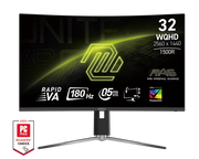 MSI MAG 32CQ6PF 32" 2K WQHD 180 Hz Curved Gaming Monitor - GOLCHHA COMPUTERS 