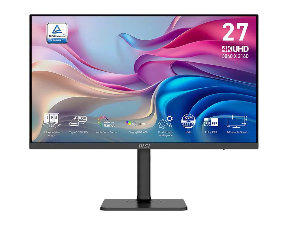 MSI Modern MD272UPHG 27" 4K UHD 60Hz Business Monitor
