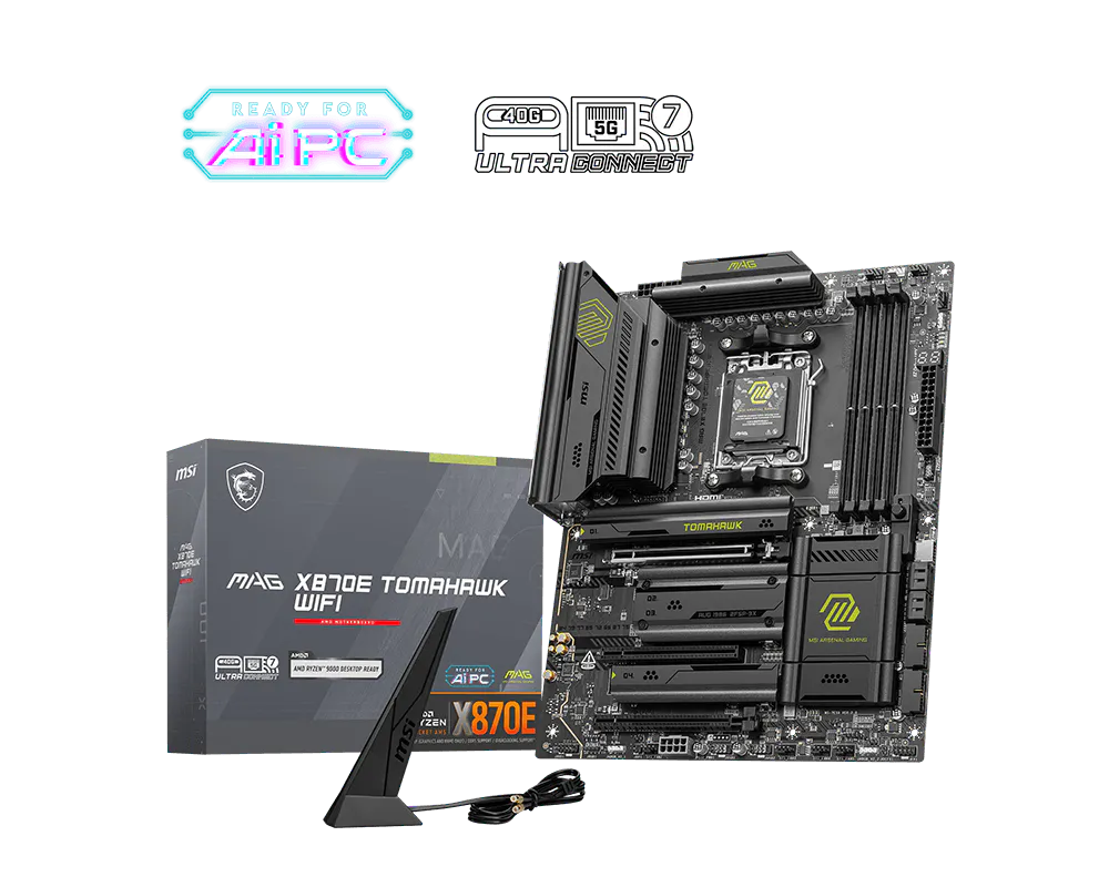 MSI MAG X870E Tomahawk WIFI ATX AM5 DDR5 Motherboard