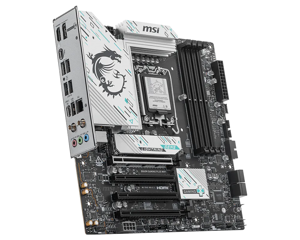 MSI B860M GAMING PLUS WIFI INTEL B860 DDR5 MOTHERBOARD