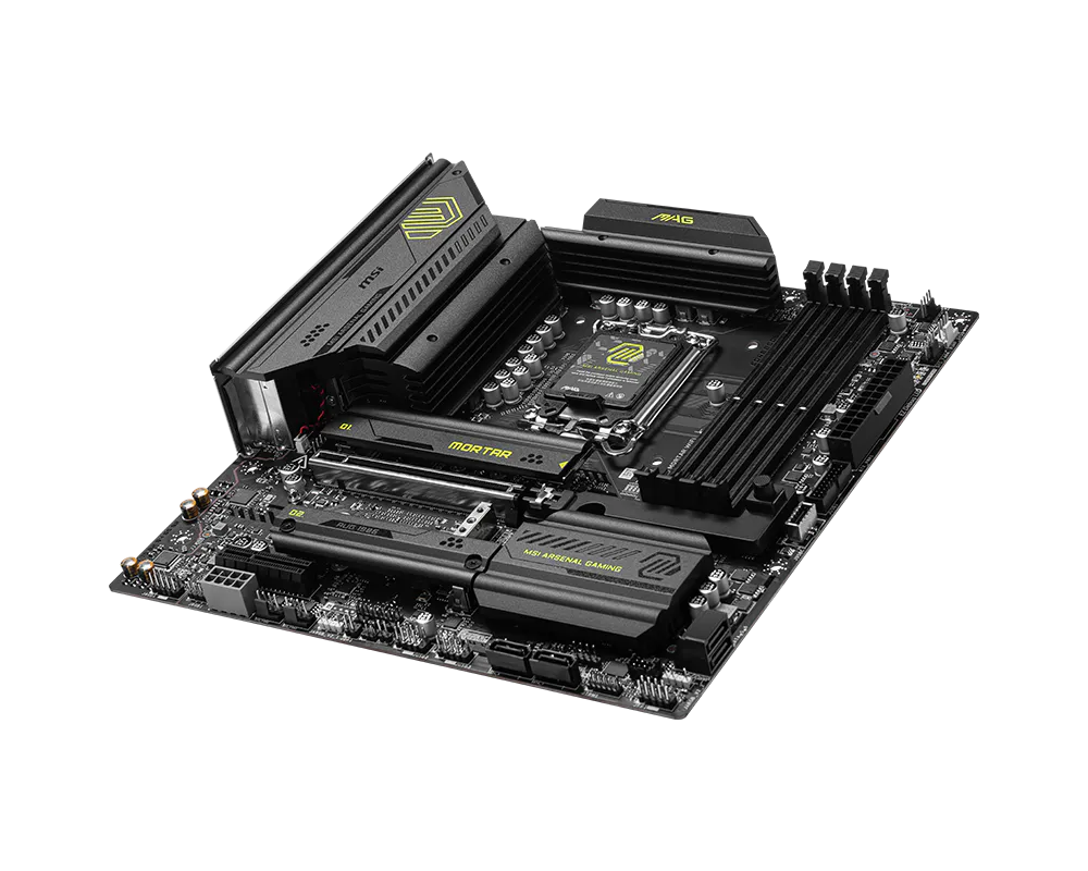 MSI MAG B860M MORTAR WIFI INTEL B860 DDR5 MOTHERBOARD