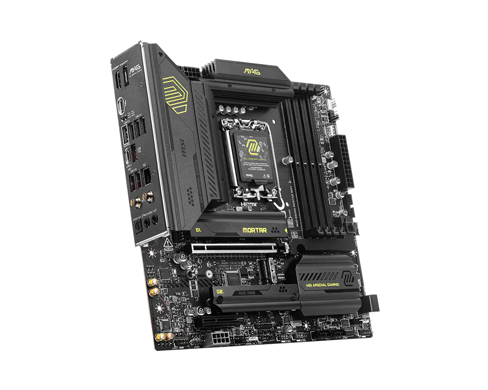 MSI MAG B860M MORTAR WIFI INTEL B860 DDR5 MOTHERBOARD