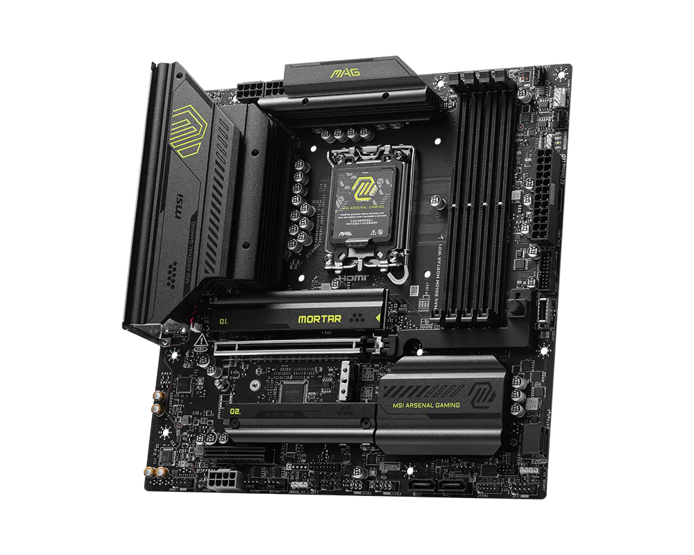 MSI MAG B860M MORTAR WIFI INTEL B860 DDR5 MOTHERBOARD