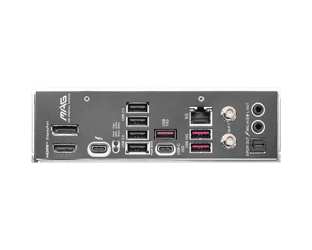 MSI MAG B860M MORTAR WIFI INTEL B860 DDR5 MOTHERBOARD