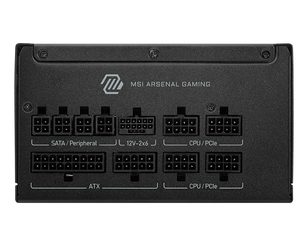 MSI MAG A1000GLS 1000W 80 Plus Gold ATX 3.1 Fully Modular Power Supply