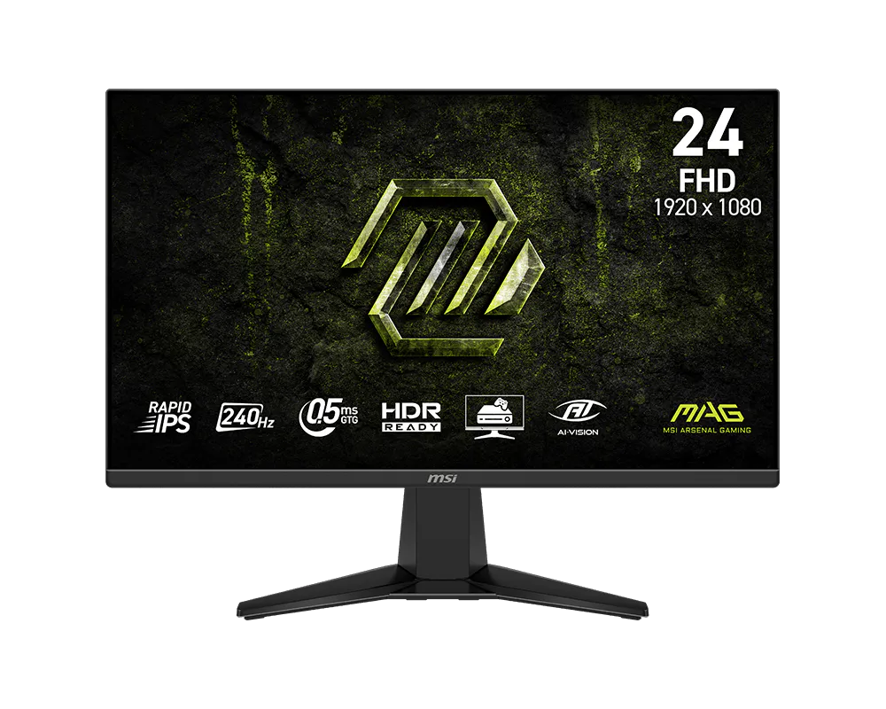 MSI MAG 245F X24 24 Inch Gaming Monitor 240 Hz Rapid IPS FHD - GOLCHHA COMPUTERS 