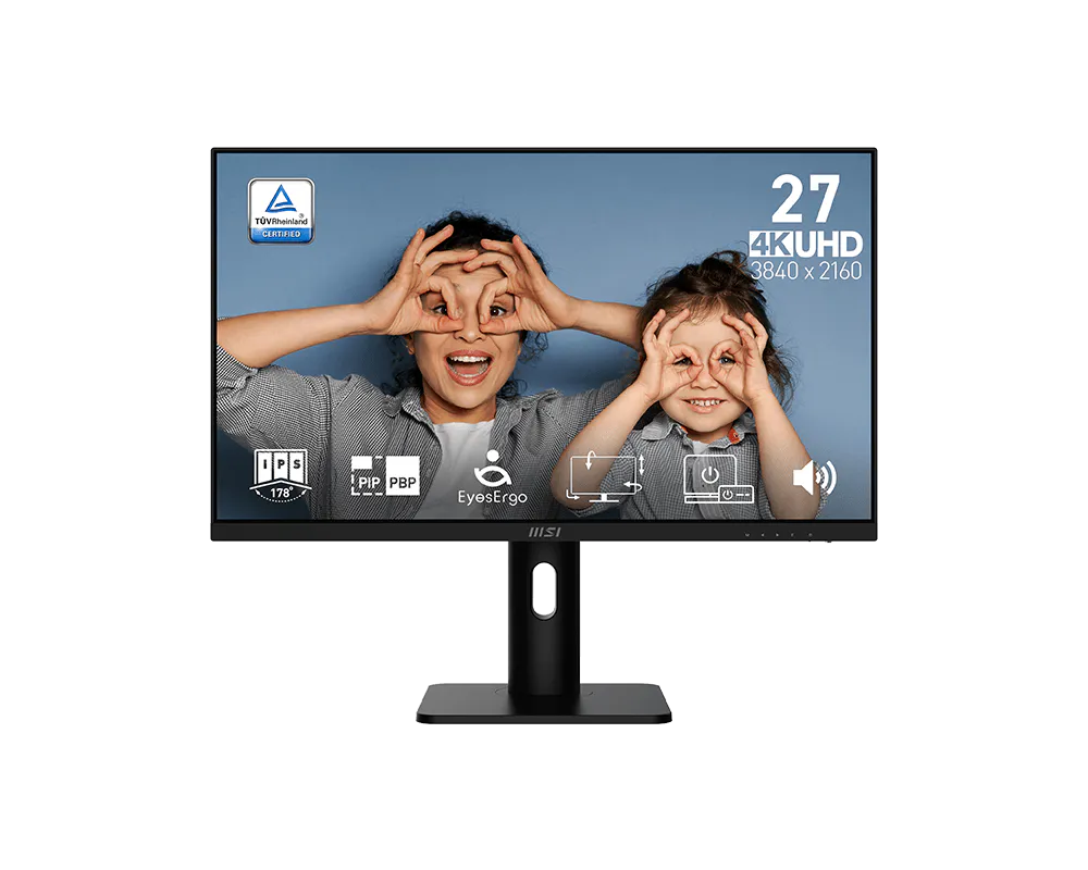 MSI PRO MP273UP E6 27 Inch 4K UHD Business Productivity Monitor - GOLCHHA COMPUTERS 