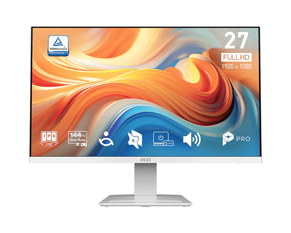 MSI PRO MP273W E14A 27-Inch FHD 144 Hz IPS Computer Monitor - GOLCHHA COMPUTERS 