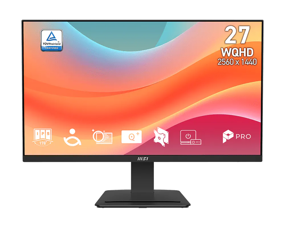 MSI PRO MP273Q E7 27-inch QHD IPS 75Hz Home & Office Monitor