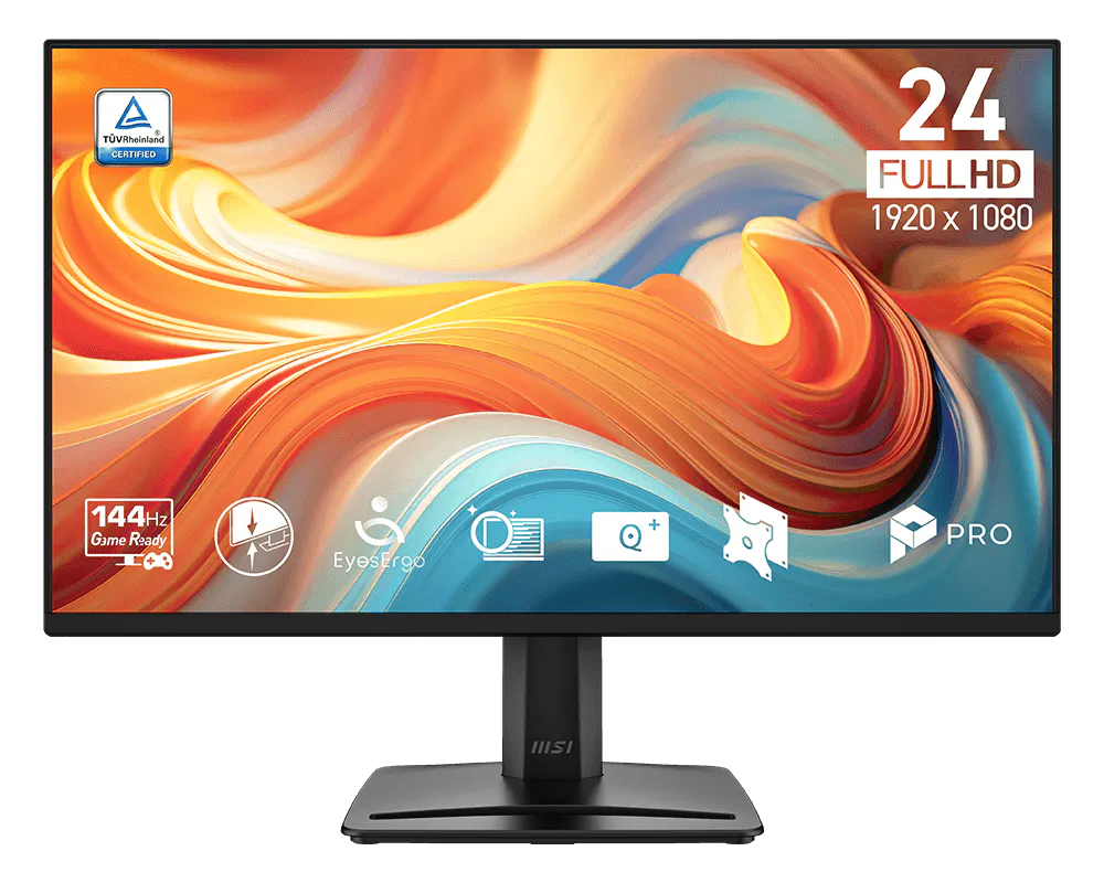 MSI PRO MP245 E14VL 23.8-inch FHD VA 144Hz Home & Office Monitor