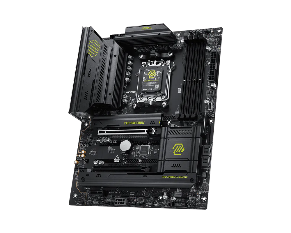 MSI MAG B850 TOMAHAWK WIFI AMD B850 DDR5 MOTHERBOARD