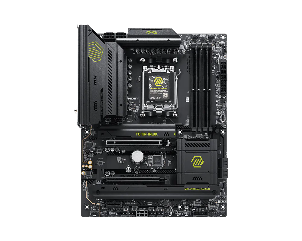 MSI MAG B850 TOMAHAWK WIFI AMD B850 DDR5 MOTHERBOARD
