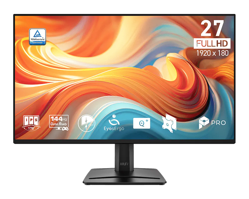 MSI PRO MP275 E14L 27-inch FHD IPS 144Hz Home & Office Monitor