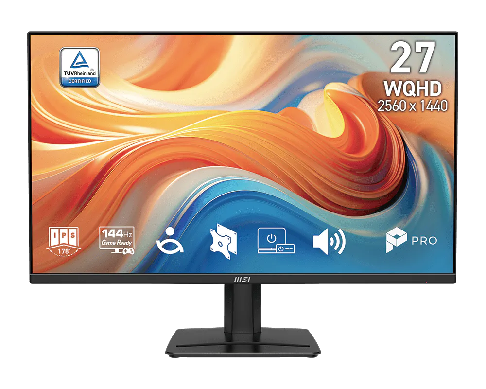 MSI PRO MP275Q E14 27-inch QHD IPS 144Hz Home & Office Monitor