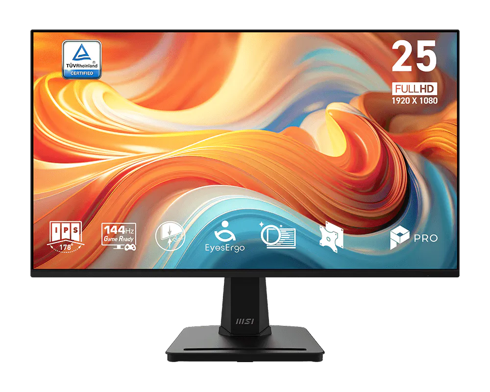 MSI PRO MP251 E14L 24.5Inch IPS FHD 144Hz Professional Office Monitor - GOLCHHA COMPUTERS 