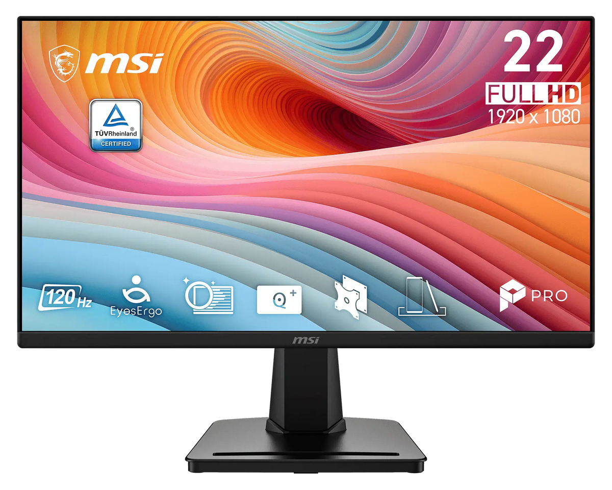 MSI PRO MP225 E12L 21.5-inch FHD IPS 120Hz Home & Office Monitor