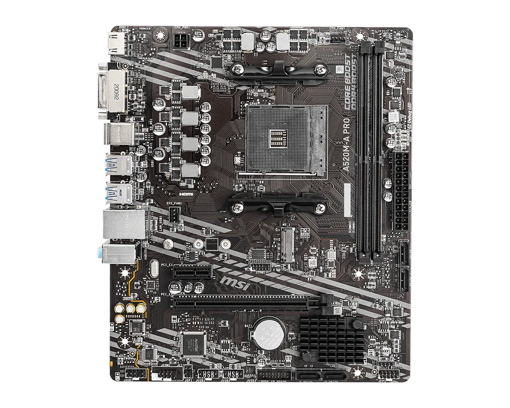 MSI A520M-A PRO AMD A520 DDR4 MOTHERBOARD