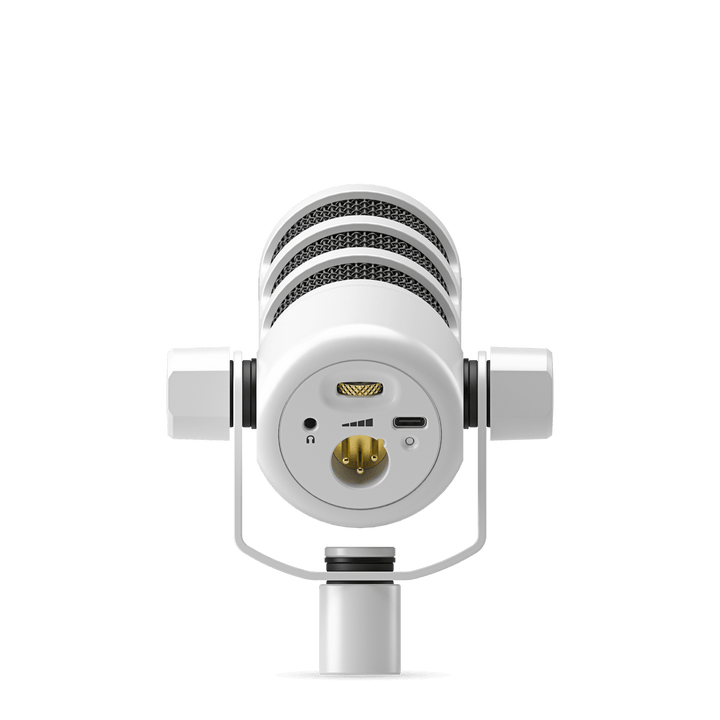 Rode PodMic USB Versatile Dynamic Broadcast Microphone And PSA1+ Professional Studio Arm Combo - White - Golchha Computers