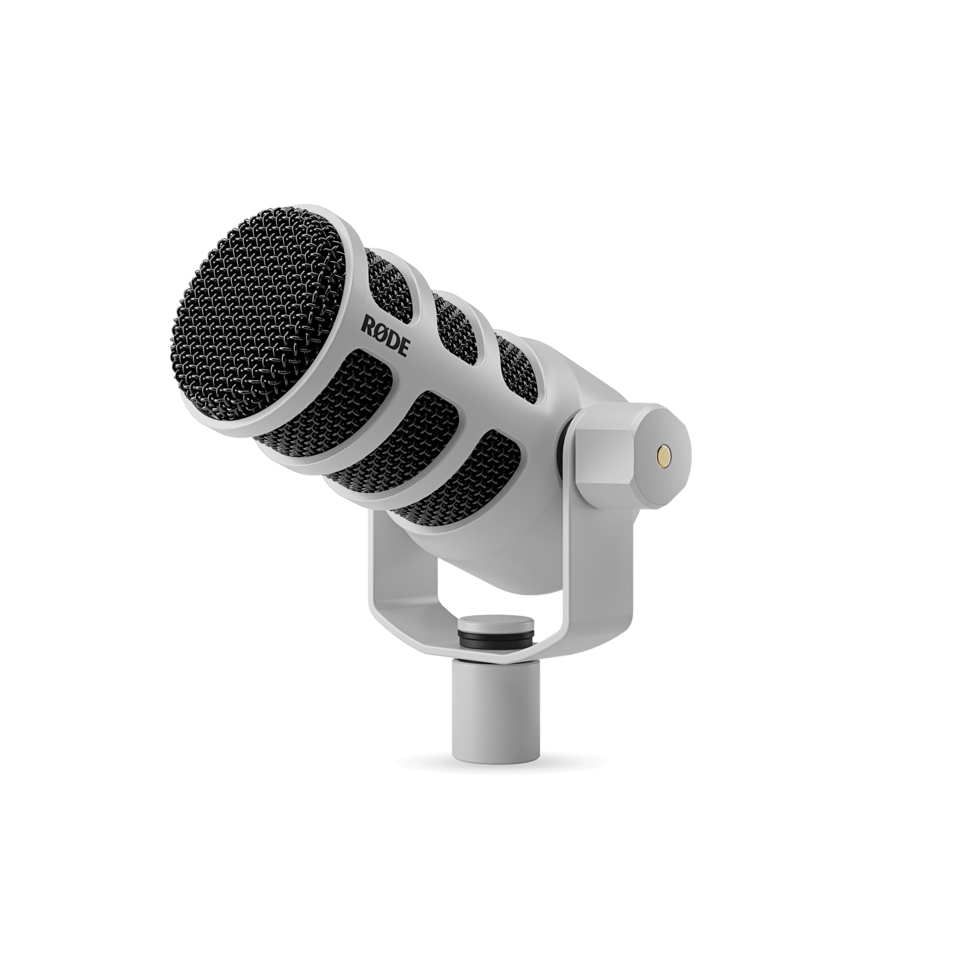 Rode PodMic Dynamic Broadcast Microphone And PSA1+ Professional Studio Arm Combo - White - Golchha Computers