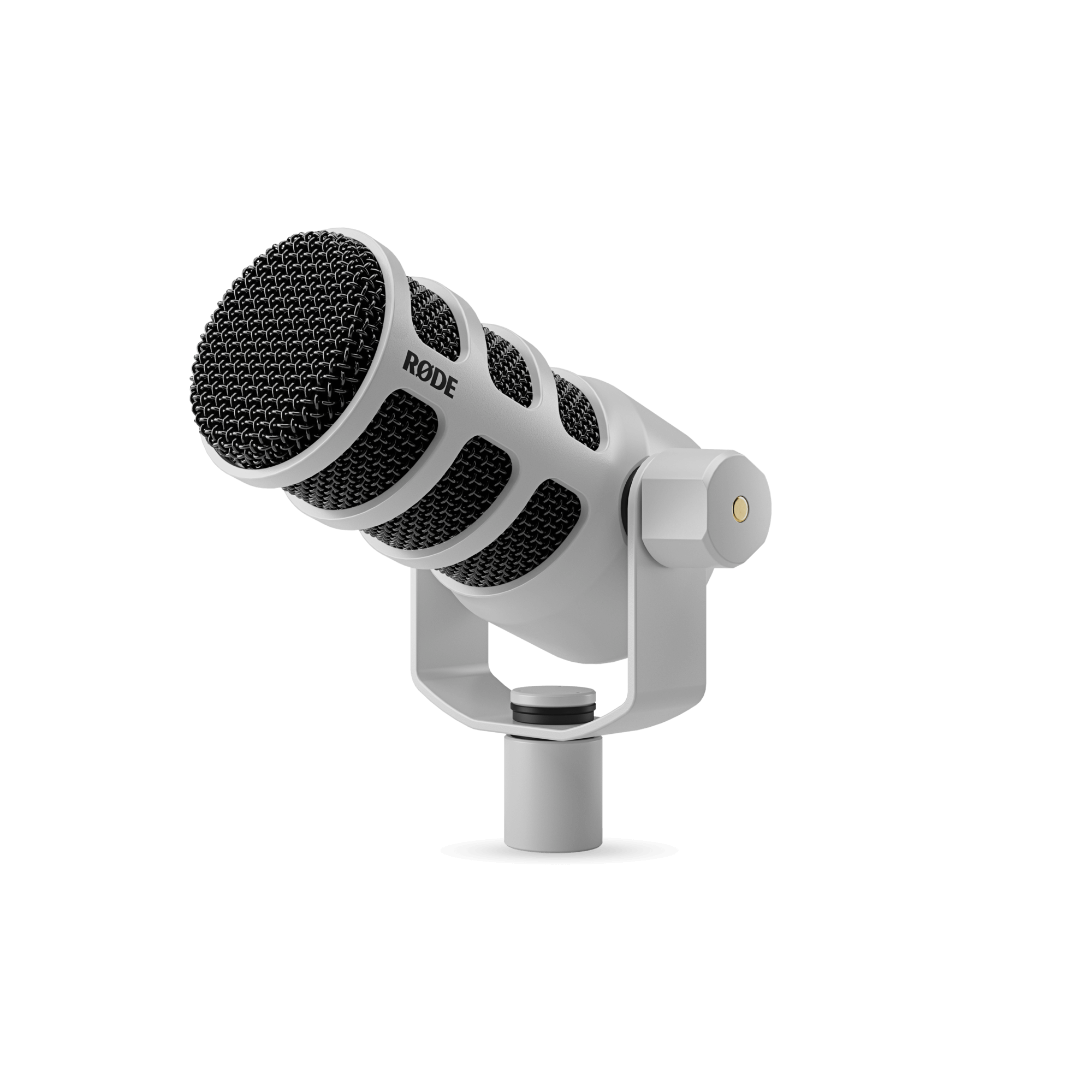 Rode PodMic Dynamic Broadcast Microphone And PSA1+ Professional Studio Arm Combo - White - Golchha Computers