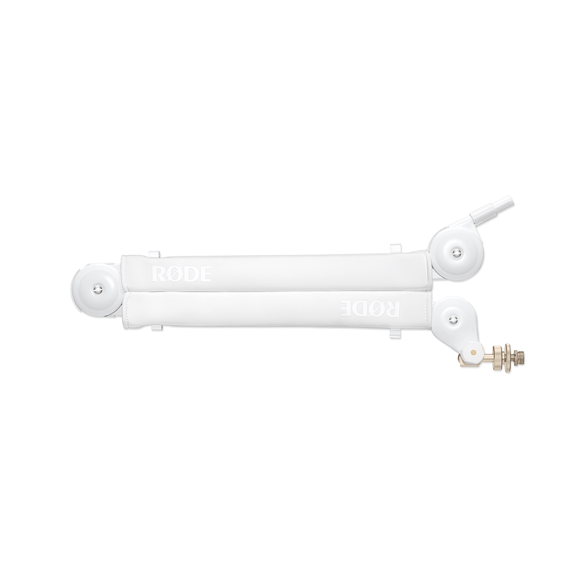 Rode PodMic Dynamic Broadcast Microphone And PSA1+ Professional Studio Arm Combo - White - Golchha Computers