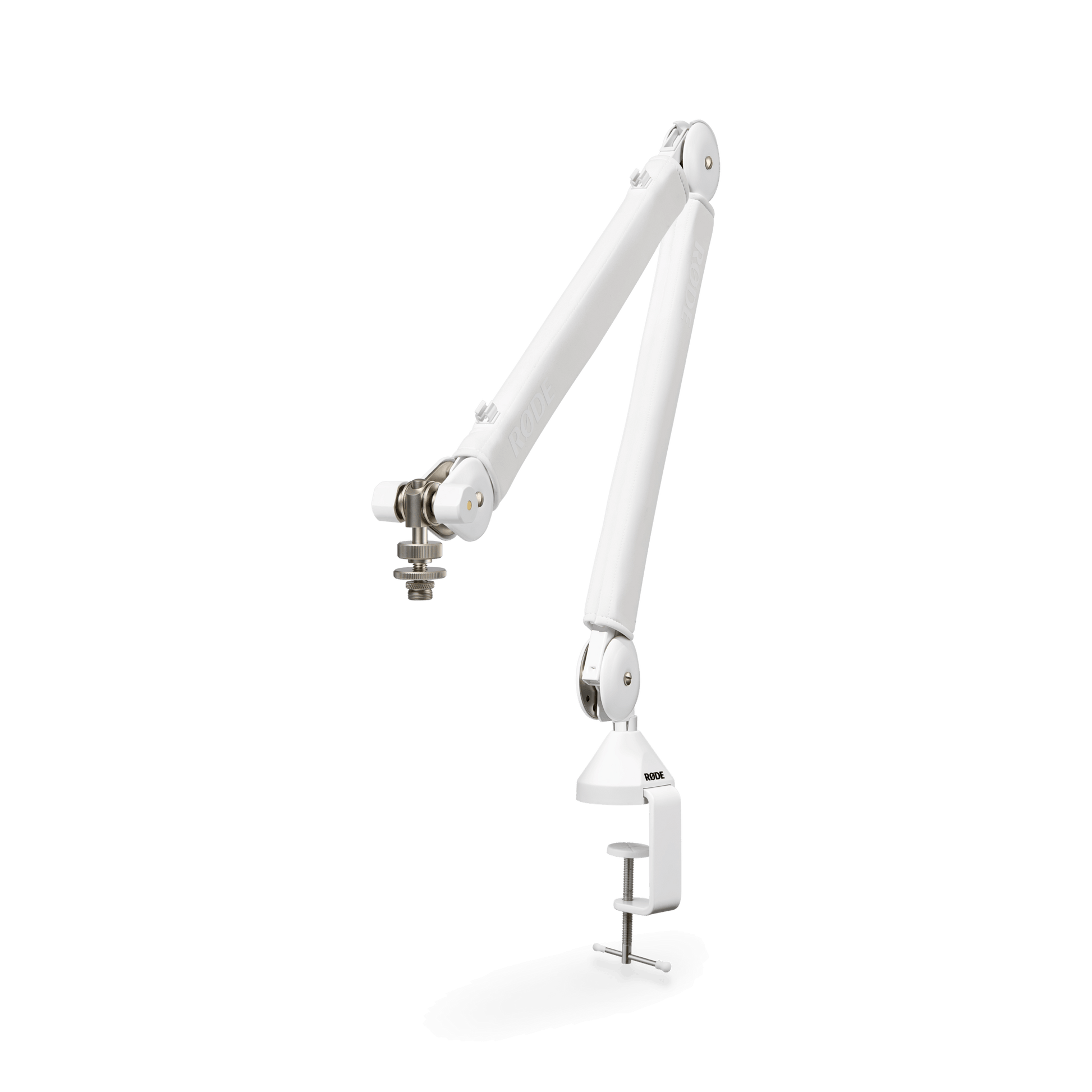 Rode PodMic USB Versatile Dynamic Broadcast Microphone And PSA1+ Professional Studio Arm Combo - White - Golchha Computers