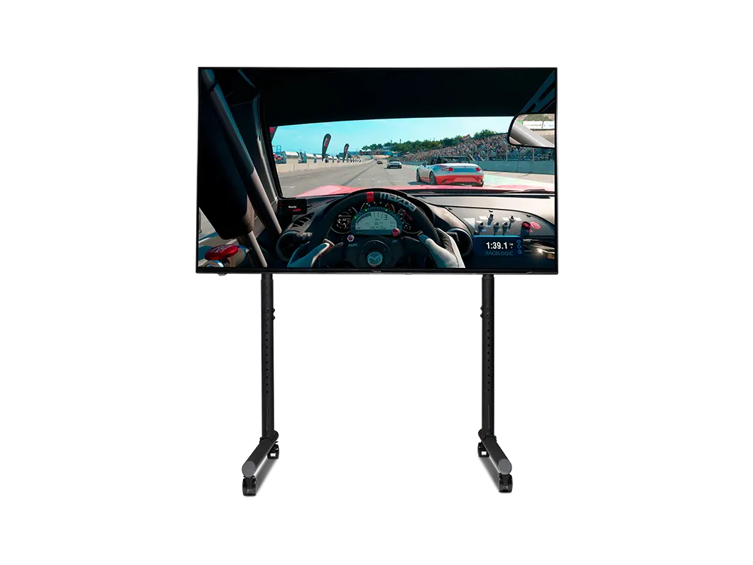 Next Level NLR R010 Round Tube Freestanding Single Monitor Stand - Dispatch in 3 Business Days - GOLCHHA COMPUTERS 