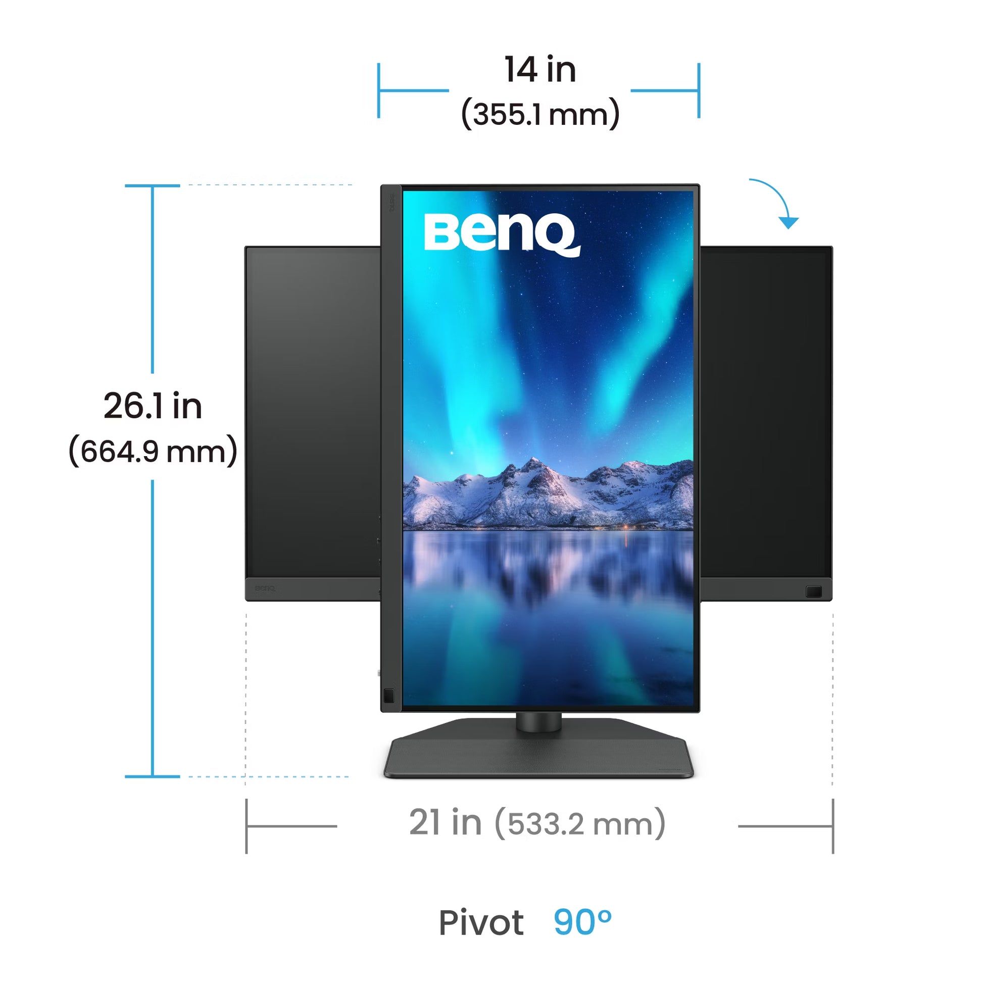 Benq SW242Q 24-inch 2K 90W USB-C Photographer Monitor - GOLCHHA COMPUTERS 