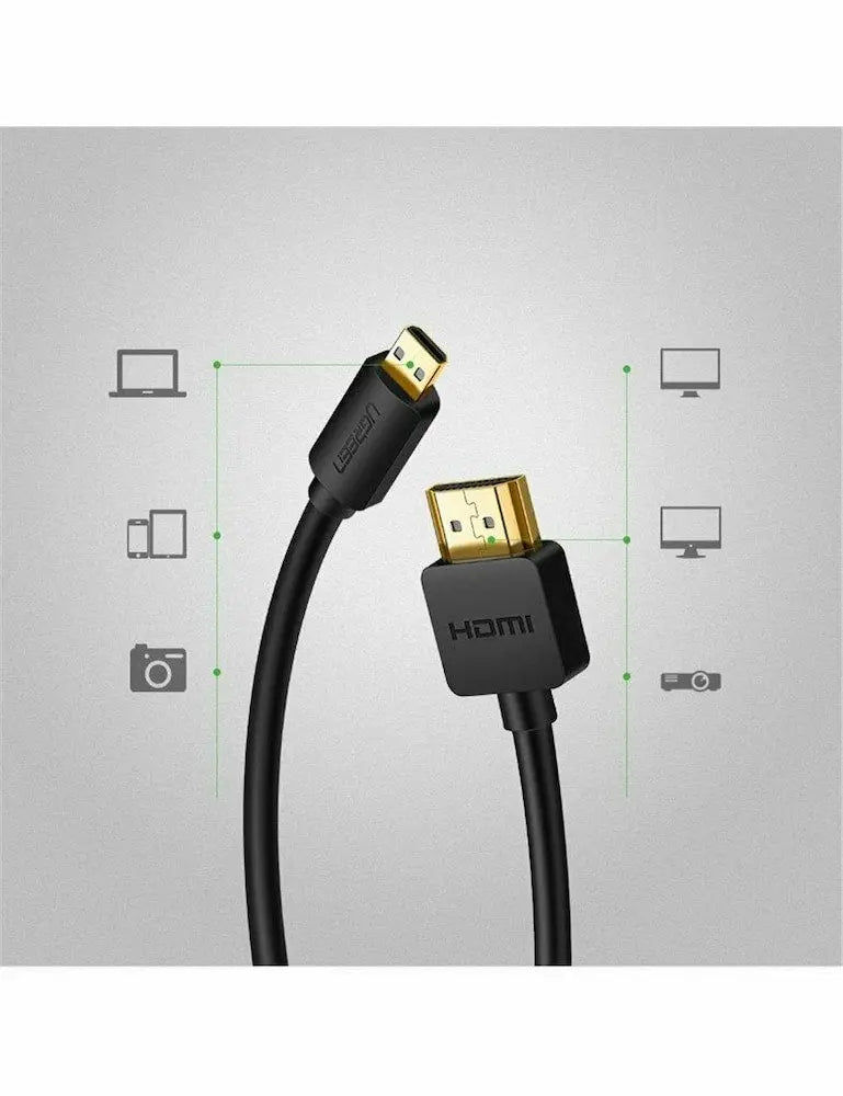 UGREEN Micro HDMI to HDMI Cable 4K 1.5m (30102)