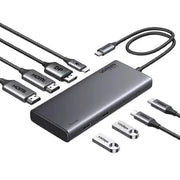 UGREEN 8-in-1 USB-C Docking Station, Triple Display 2× HDMI + DP 4K 60Hz, 10Gbps, 100W PD (35625)
