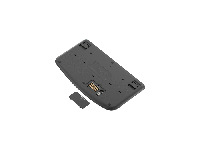 Logitech Wave Keys- A wireless ergonomic keyboard with a cushioned palm rest, for natural, feel-good typing throughout the day.