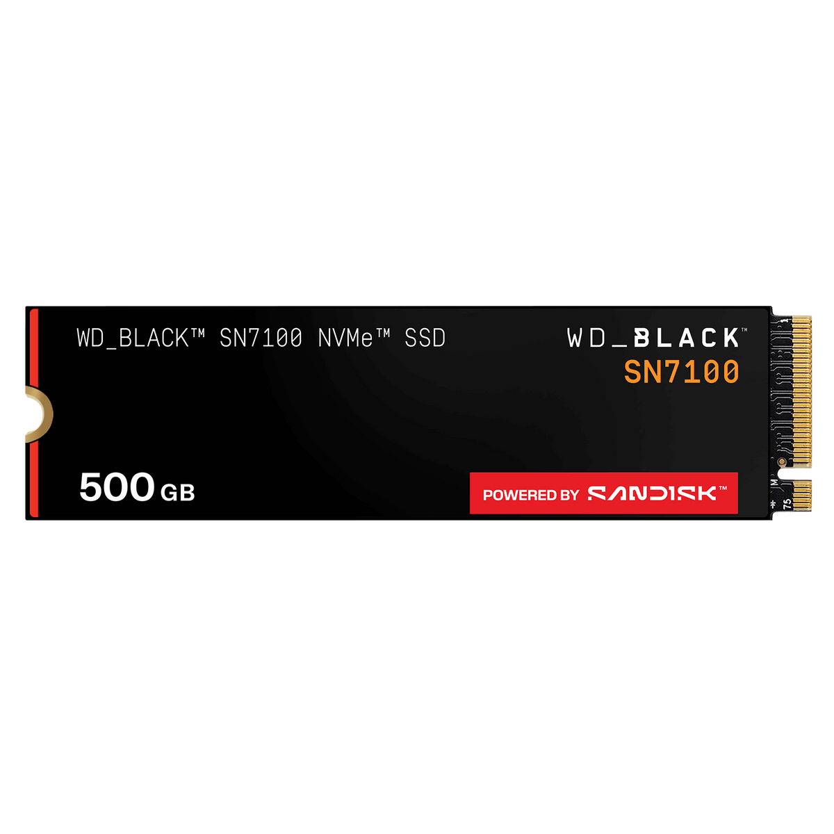 WD_BLACK SN7100 500GB M.2 2280 PCIe Gen4 NVMe SSD