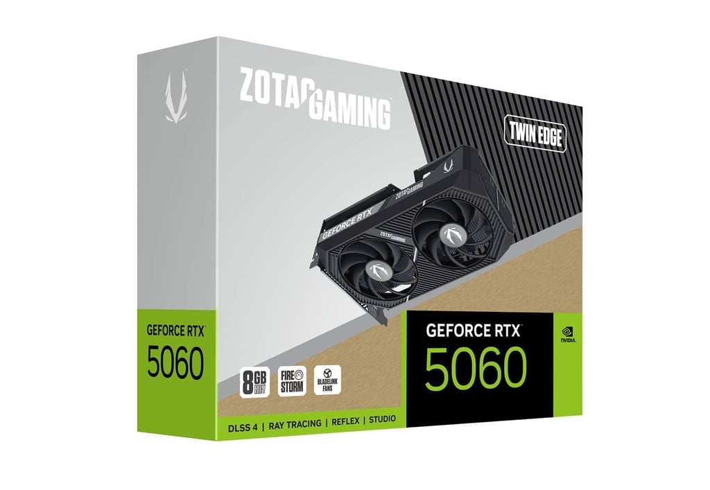ZOTAC GAMING GeForce RTX 5060 Twin Edge 8GB GDDR7 Graphics Card