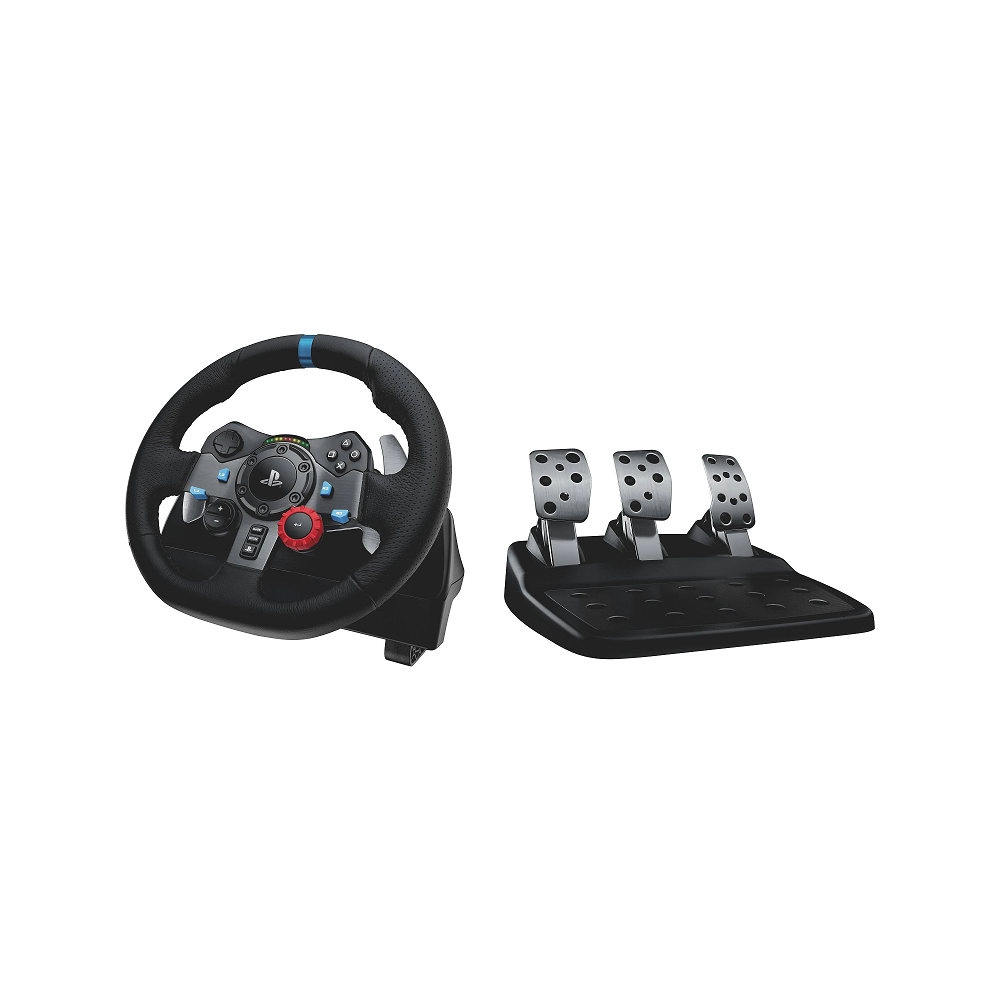  Logitech G29 Driving Force Racing Wheel and Floor Pedals, Real  Force Feedback, Stainless Steel Paddle Shifters, Leather Steering Wheel  Cover for PS5, PS4, PC, Mac - Black