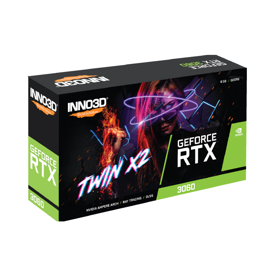 INNO3D GeForce RTX 3060 8GB TWIN X2 Graphics Card - Golchha Computers