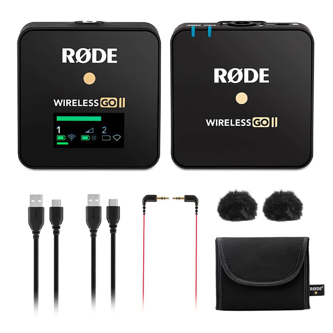 Rode Wireless GO II Single Channel Wireless Microphone System, Black - Golchha Computers