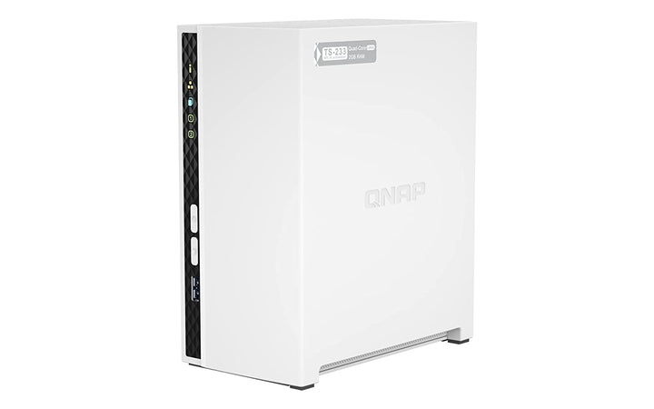 QNAP TS-233-US 2 Bay Affordable Desktop NAS with ARM Cortex-A55 Quad-core Processor and 2 GB DDR4 RAM (Diskless) - Golchha Computers