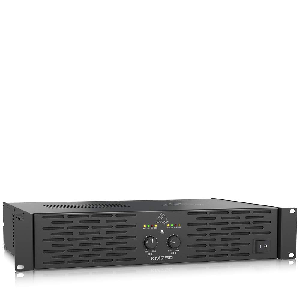 Behringer KM750 Professional 750-Watt Stereo Power Amplifier with ATR (Accelerated Transient Response) - Golchha Computers