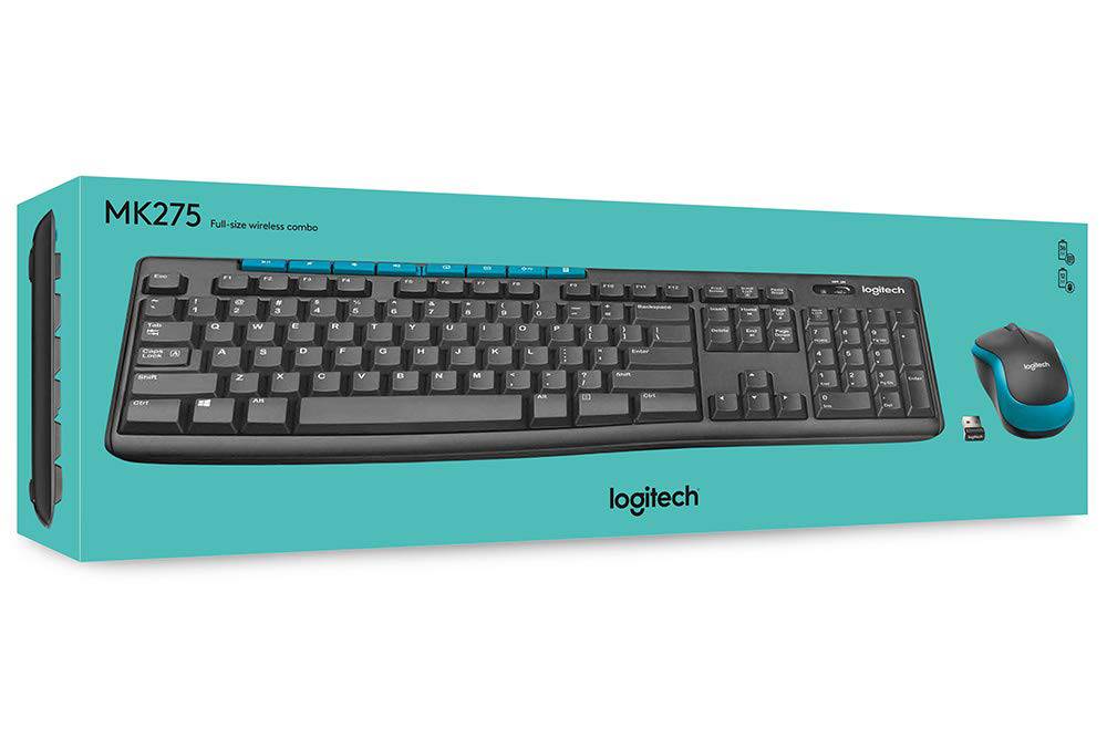 Logitech MK275 Wireless Keyboard and Mouse Combo with 3 Year Warranty - Golchha Computers