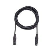 Hawk Proaudio SXFG005 Gold Series XLR Male to Female With Cable Tie for Speaker - 5 Feet (Black) - Golchha Computers