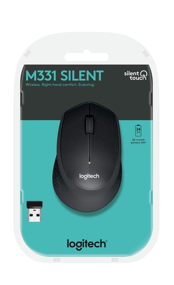 Logitech M331 Silent Plus Extra comfort and precision with SilentTouch