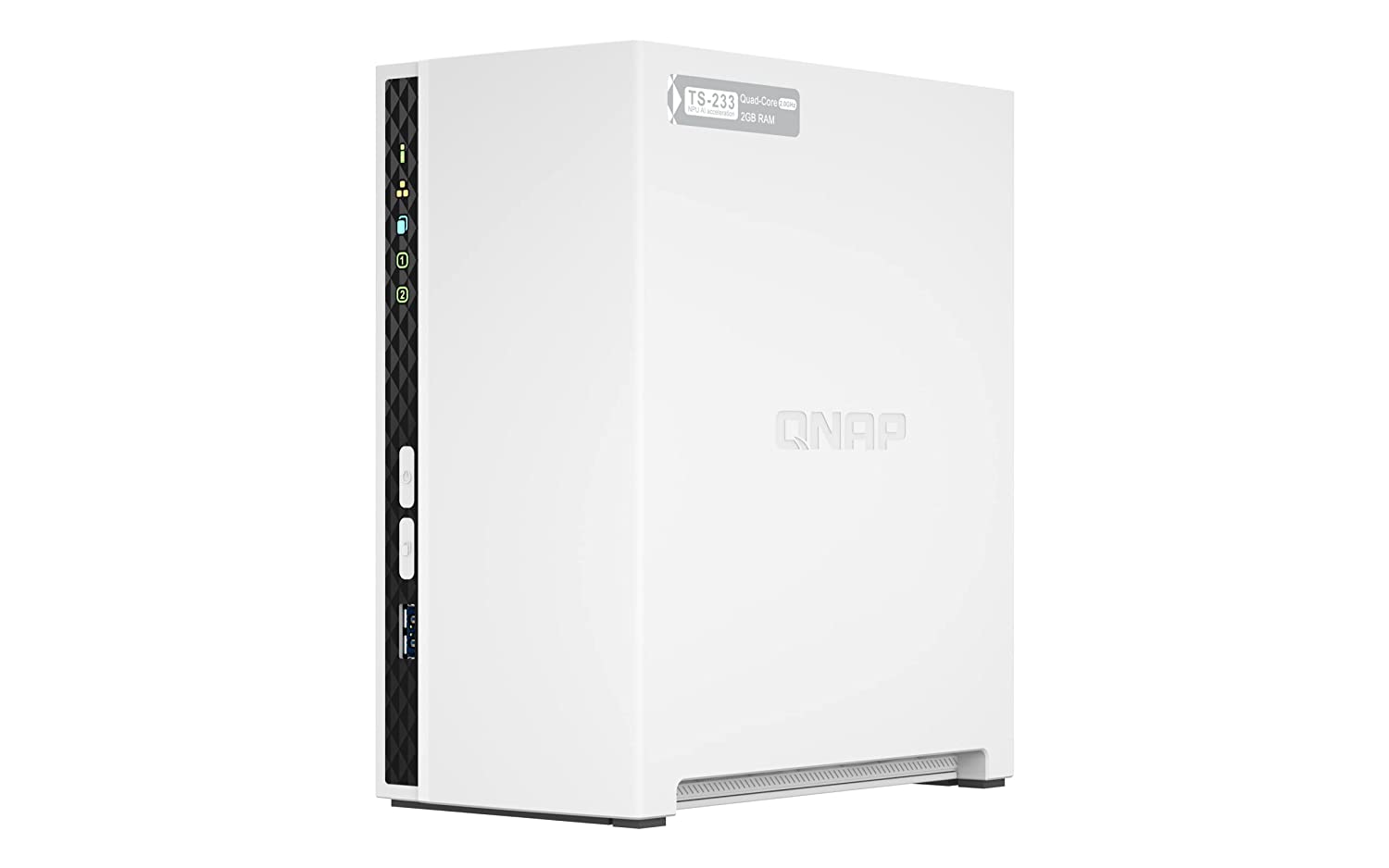 QNAP TS-233-US 2 Bay Affordable Desktop NAS with ARM Cortex-A55 Quad-core Processor and 2 GB DDR4 RAM (Diskless) - Golchha Computers