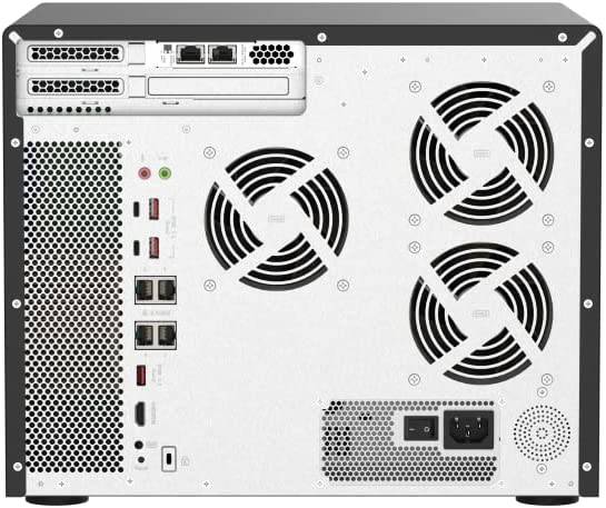 QNAP TVS-H1688X-W1250-32G High-speed media NAS with Intel® Xeon® W-1250 CPU and 2 Ports 10 G LAN, Thunderbolt 3 - Dispatched in 5 Business Days - Golchha Computers