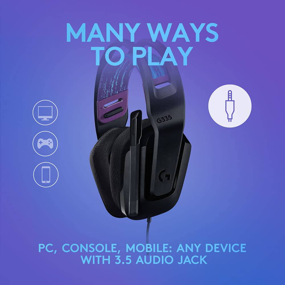 Logitech G335 Wired Gaming Headset - Golchha Computers