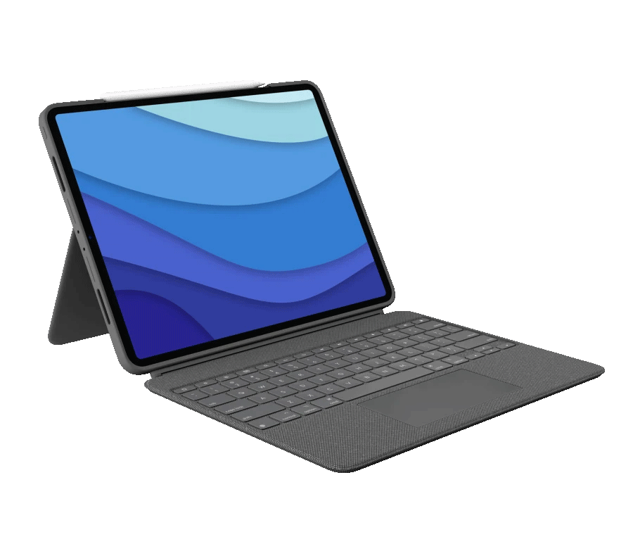 Logitech Combo Touch Backlit keyboard Case with Trackpad for iPad Pro 11-inch (1st, 2nd, 3rd gen & 4th Gen) - Golchha Computers